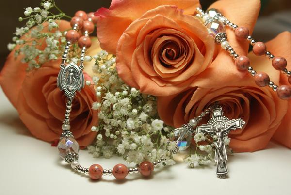 Flower Petal Jewelry  Flower Petal Rosary                                                 